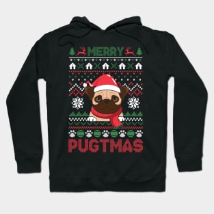 Merry Pugmas ugly christmas sweater Hoodie